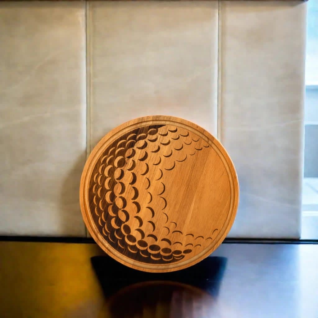 Golf Ball Wood Board - 13"-3