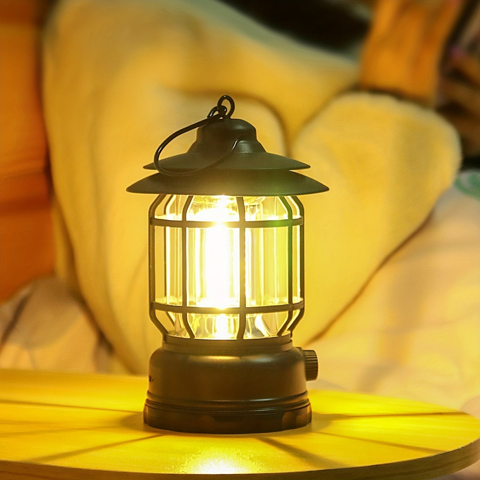 Retro LED Camping Lamp with Touch Control-3