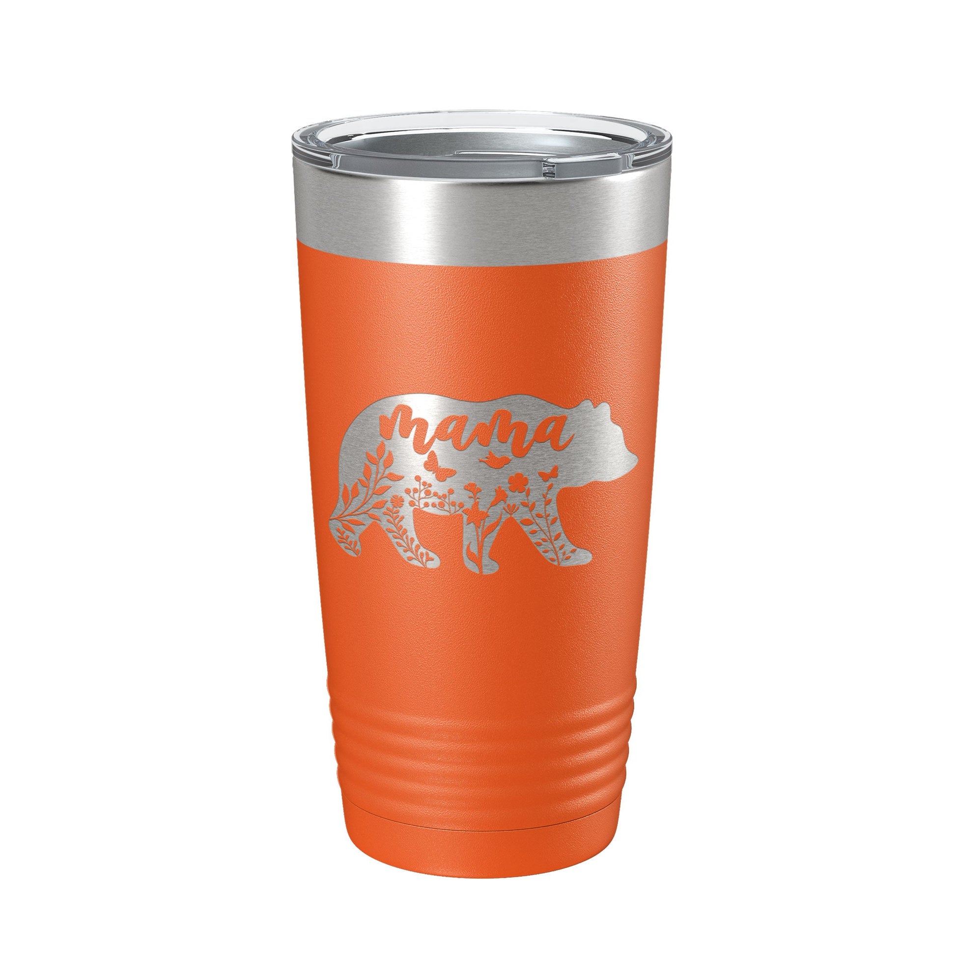 Mama Bear Tumbler Travel Mug Insulated Laser Engraved Coffee Cup Momma Mom Mother's Day Gift Cute 20 oz-4
