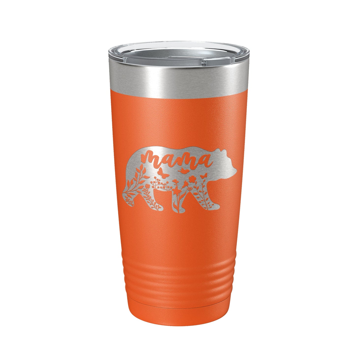 Mama Bear Tumbler Travel Mug Insulated Laser Engraved Coffee Cup Momma Mom Mother's Day Gift Cute 20 oz-17