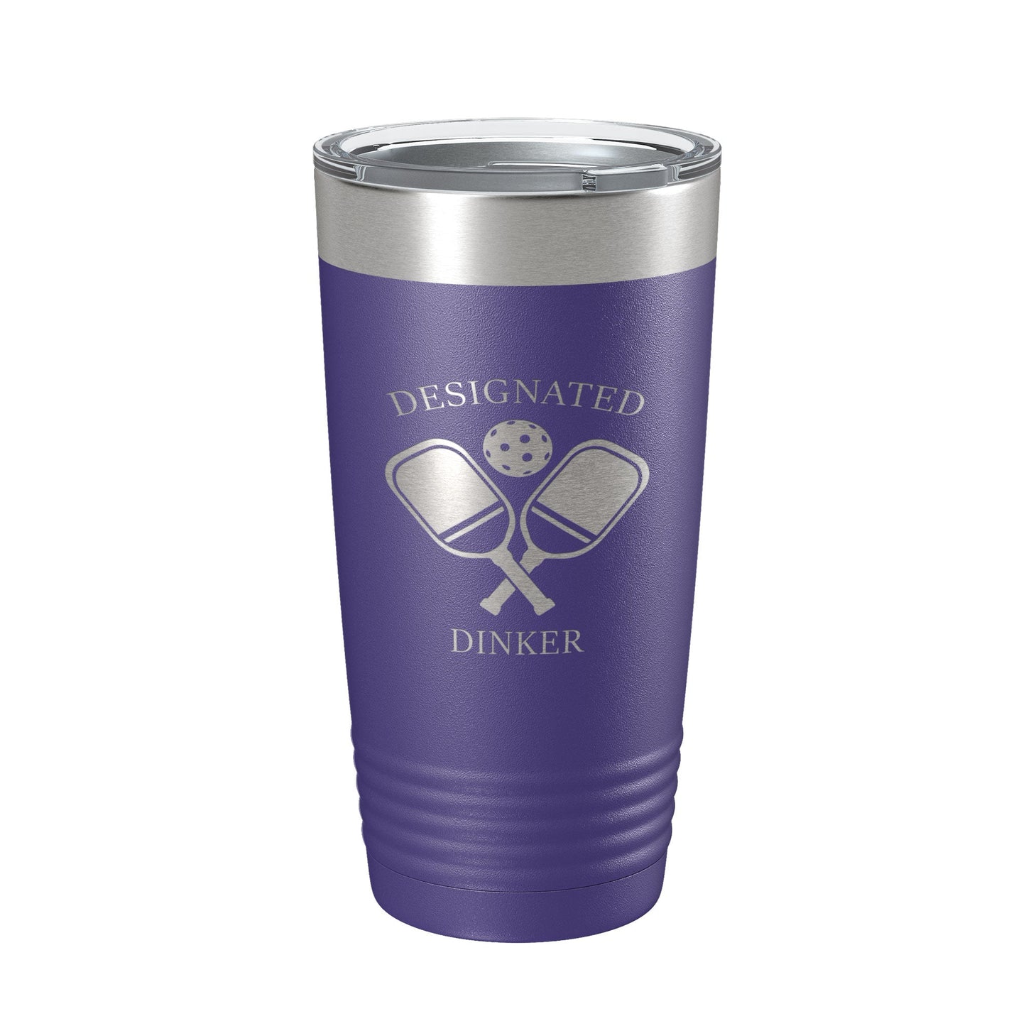 Pickleball Tumbler Designated Dinker Travel Mug Funny Pickle Ball Insulated Laser Engraved Coffee Cup Gift 20 oz-15