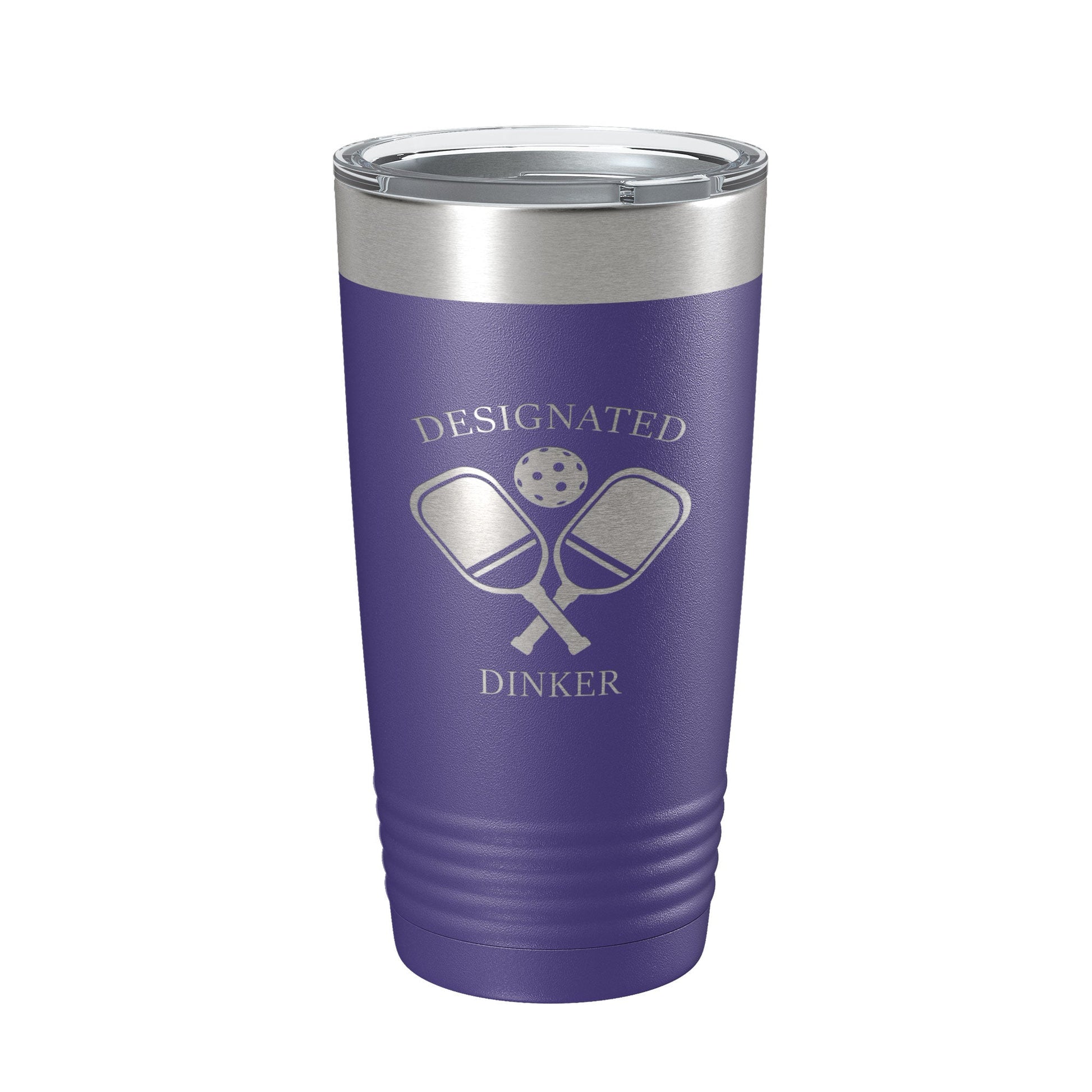 Pickleball Tumbler Designated Dinker Travel Mug Funny Pickle Ball Insulated Laser Engraved Coffee Cup Gift 20 oz-15
