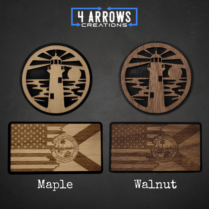 Tee Time Golf Wooden Patch Hat-4