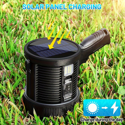 Solar Rechargeable LED Spotlight 800 Lumens 6 Modes-3