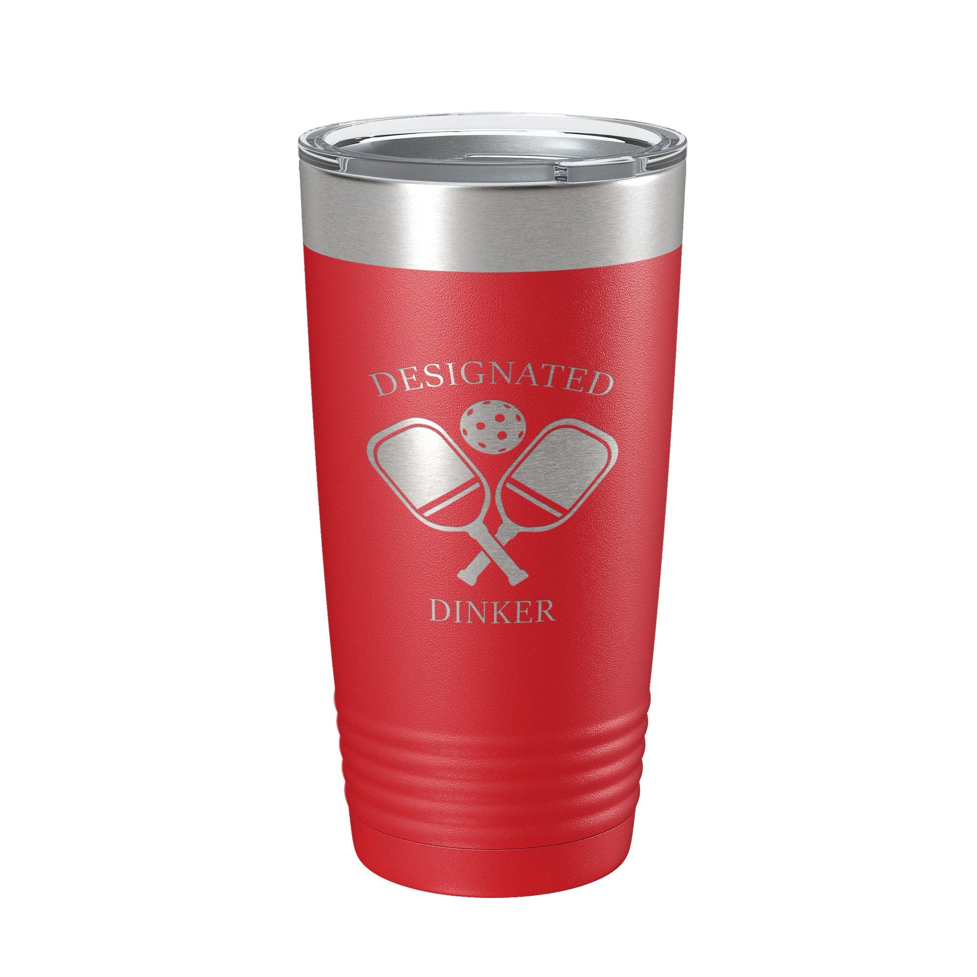 Pickleball Tumbler Designated Dinker Travel Mug Funny Pickle Ball Insulated Laser Engraved Coffee Cup Gift 20 oz-10