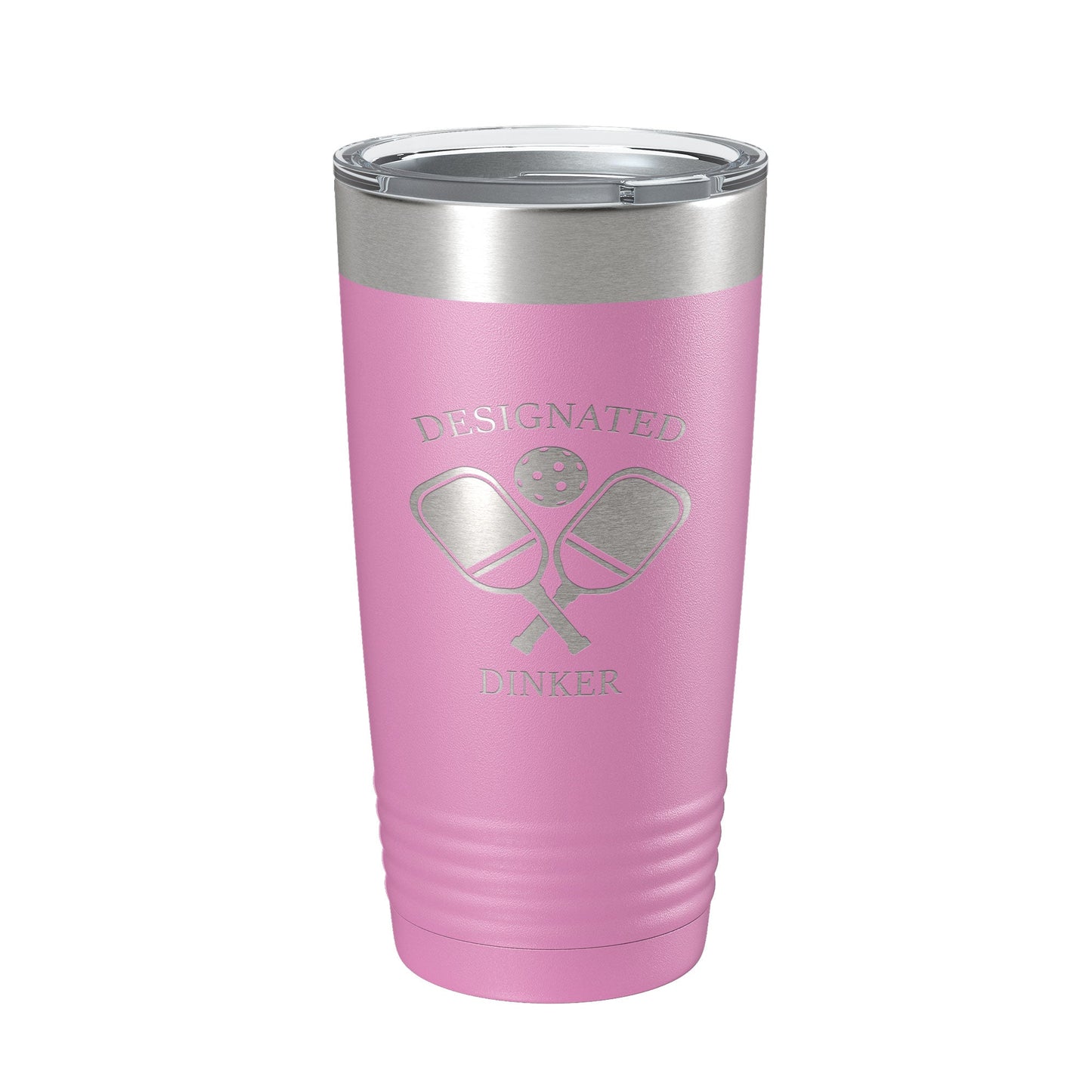 Pickleball Tumbler Designated Dinker Travel Mug Funny Pickle Ball Insulated Laser Engraved Coffee Cup Gift 20 oz-14