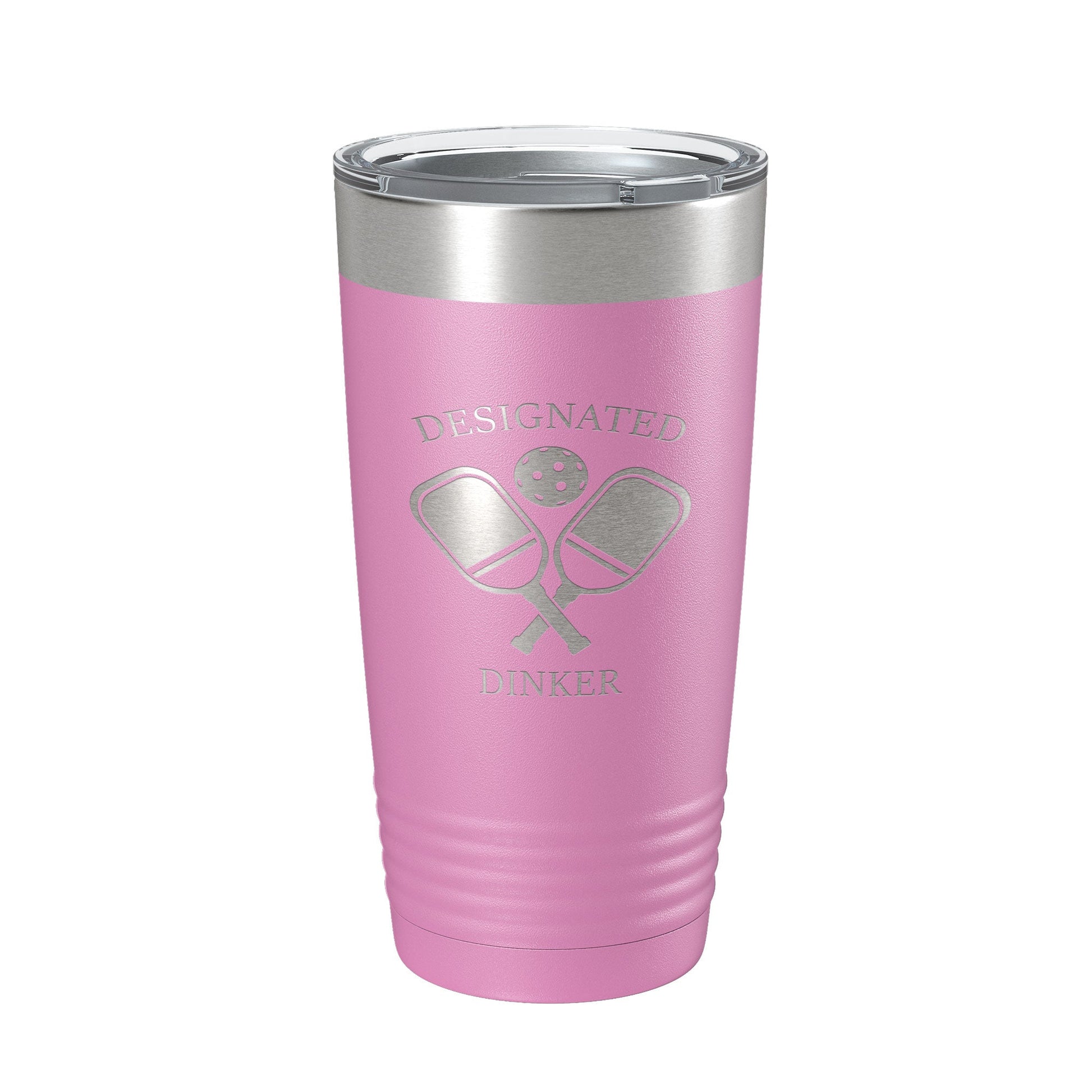 Pickleball Tumbler Designated Dinker Travel Mug Funny Pickle Ball Insulated Laser Engraved Coffee Cup Gift 20 oz-14