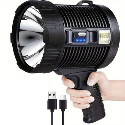 Solar Rechargeable LED Spotlight 800 Lumens 6 Modes-0