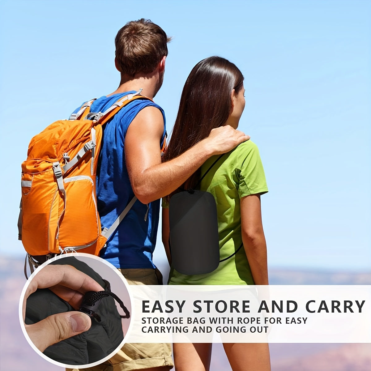 Outdoor Folding Sleeping Bag for Camping & Travel-2