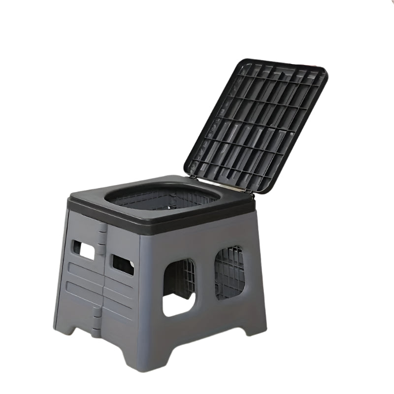 Folding Toilet for Camping & Travel-0