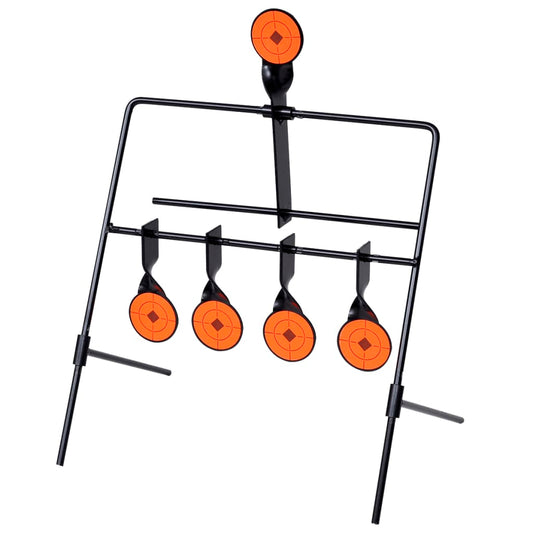 vidaXL Auto Reset Rotating Shooting Target with 4 + 1 Targets-0