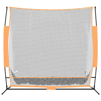 vidaXL Golf Practice Net Black and Orange 84.6"x42.1"x85" Polyester-1