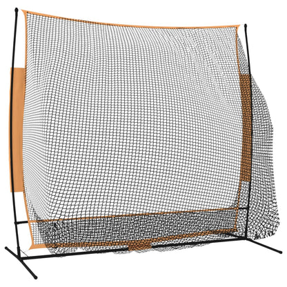 vidaXL Golf Practice Net Black and Orange 84.6"x42.1"x85" Polyester-3