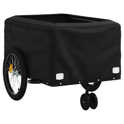 vidaXL Bike Trailer Kids Bicycle Cargo Trailer Cart Wagon with Tow Bar Iron-3