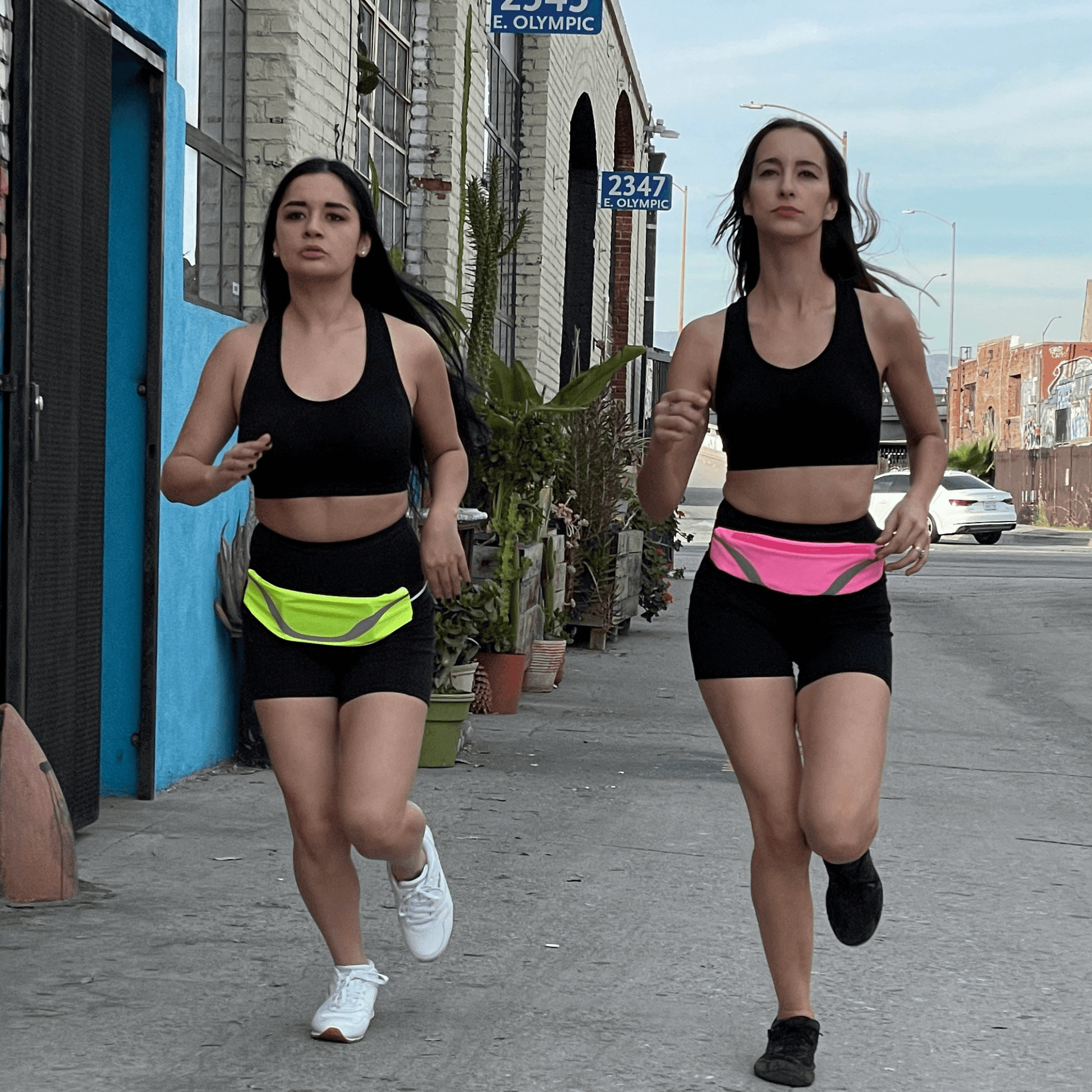 Water-Resistant Sport Waist Pack Running Belt with Reflective Strip-0