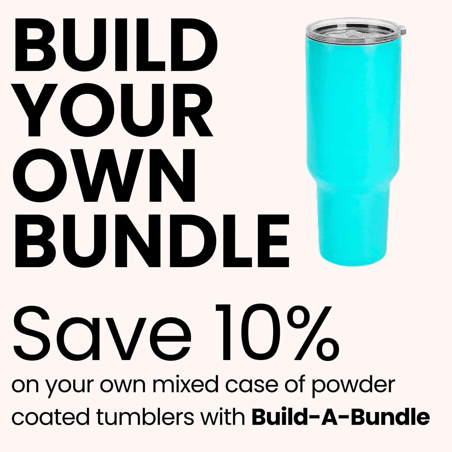 Powder Coated Tumbler 10 Pack-4