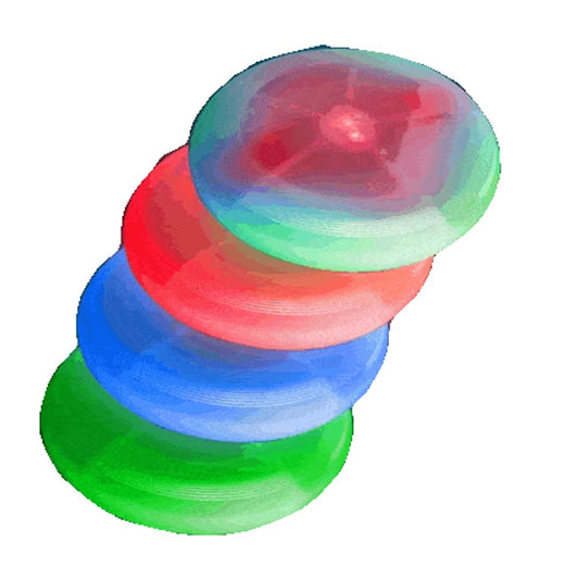 Assorted 8 Inch LED Frisbee Flying Disc For Night Golf-0