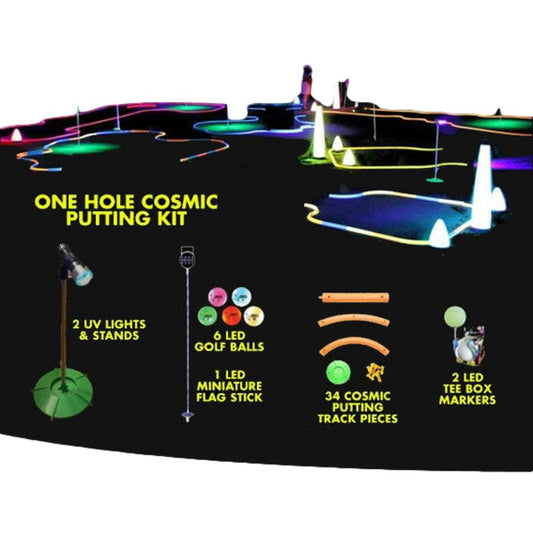 Glow in the Dark Miniature Golf Putting Kit Outdoor-0