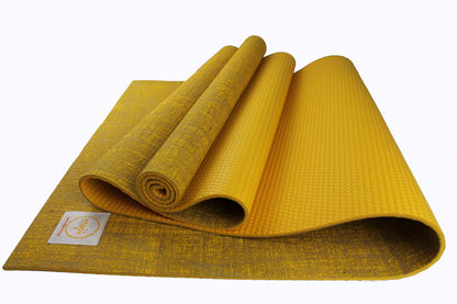 Jute Premium ECO Fitness, pilates, Yoga Mat + Muscle Recovery & 3 Pack Resistance Band Bundle-6
