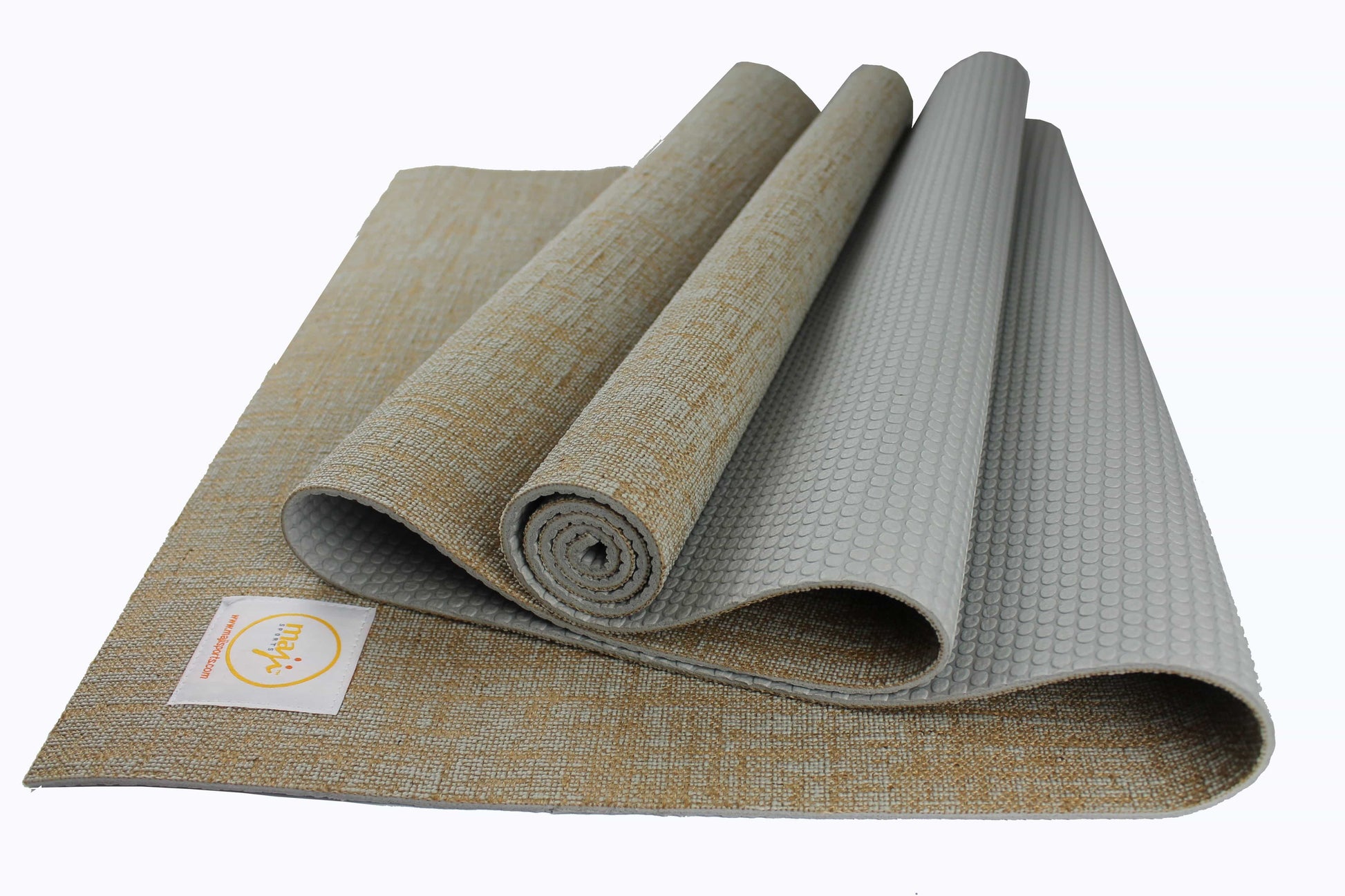 Jute Premium ECO Fitness, pilates, Yoga Mat + Foot Massager - 7.5 X 17.5 cm-8