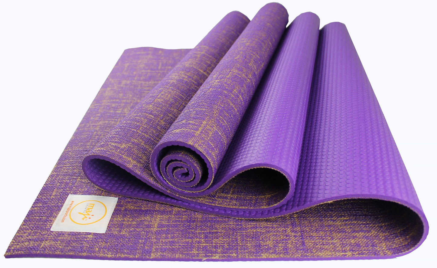 Jute Premium ECO Fitness, pilates, Yoga Mat + Muscle Recovery & 3 Pack Resistance Band Bundle-10