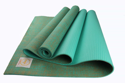Jute Premium ECO Fitness, pilates, Yoga Mat + Muscle Recovery & 3 Pack Resistance Band Bundle-15