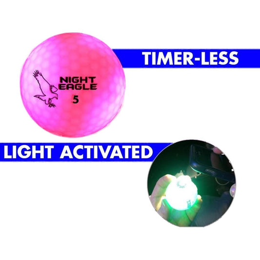 LED Golf Ball Pink 1 Unit-0