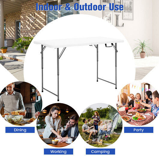 3-Level Height Adjustable Folding Table-2