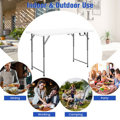 3-Level Height Adjustable Folding Table-2