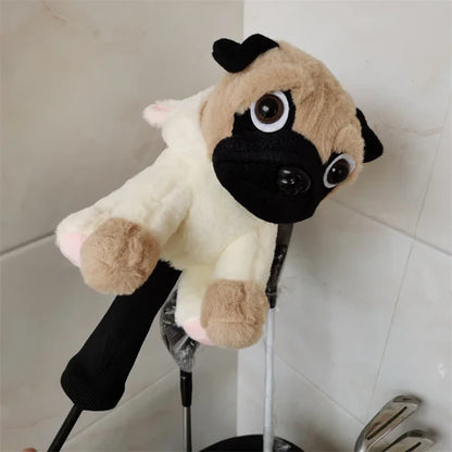 Pug Dog Animal Golf Wood Headcover-7
