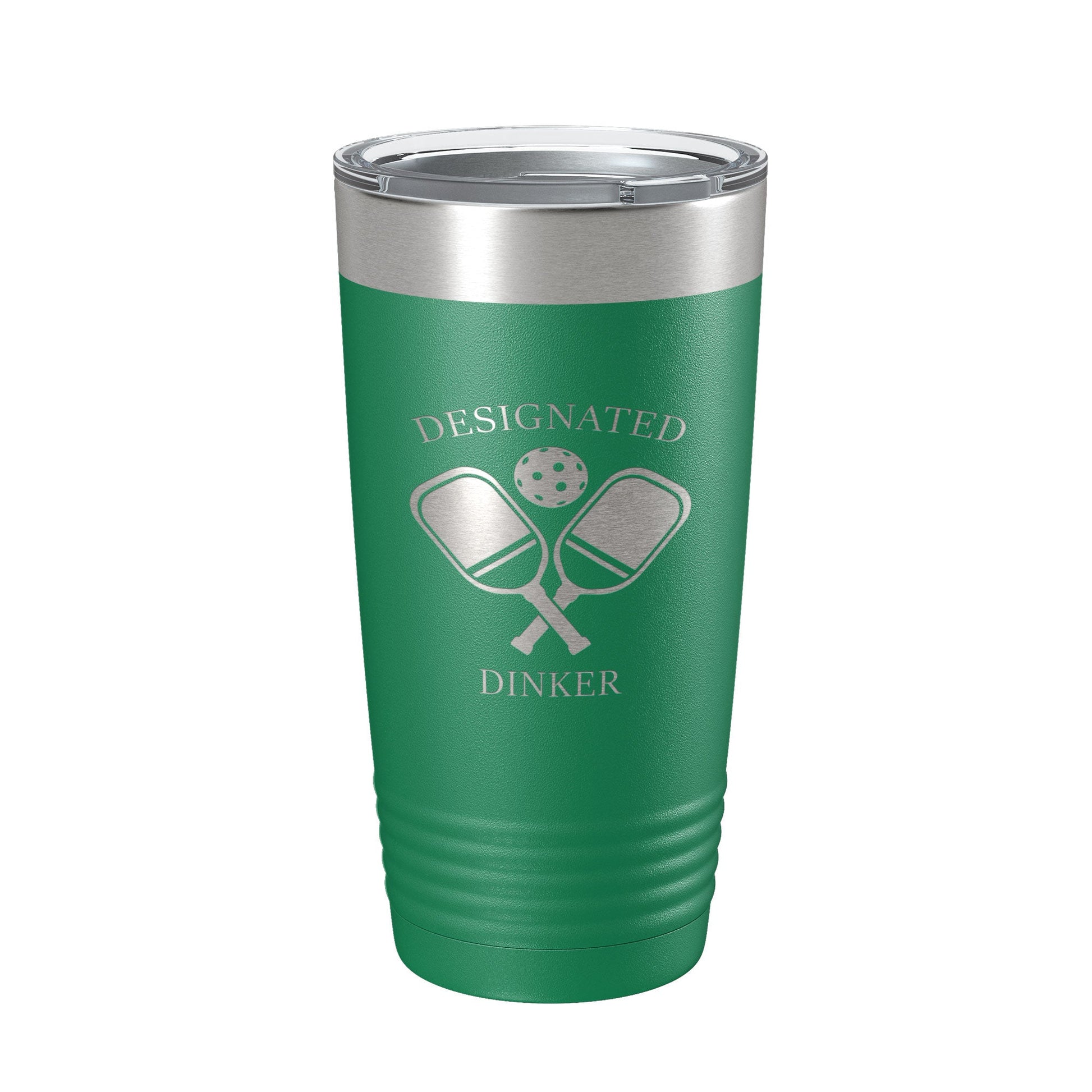Pickleball Tumbler Designated Dinker Travel Mug Funny Pickle Ball Insulated Laser Engraved Coffee Cup Gift 20 oz-9