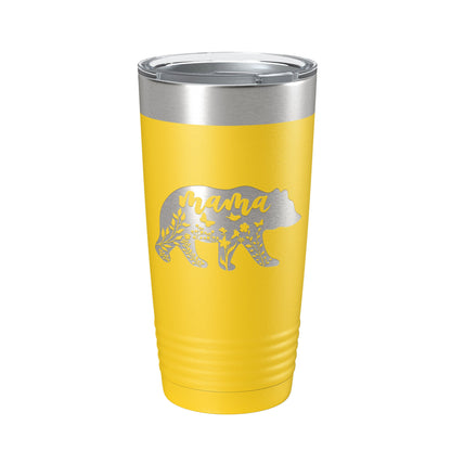 Mama Bear Tumbler Travel Mug Insulated Laser Engraved Coffee Cup Momma Mom Mother's Day Gift Cute 20 oz-19