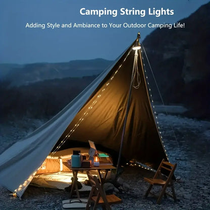 Portable Camping String Light: 2-in-1 USB Rechargeable LED-3