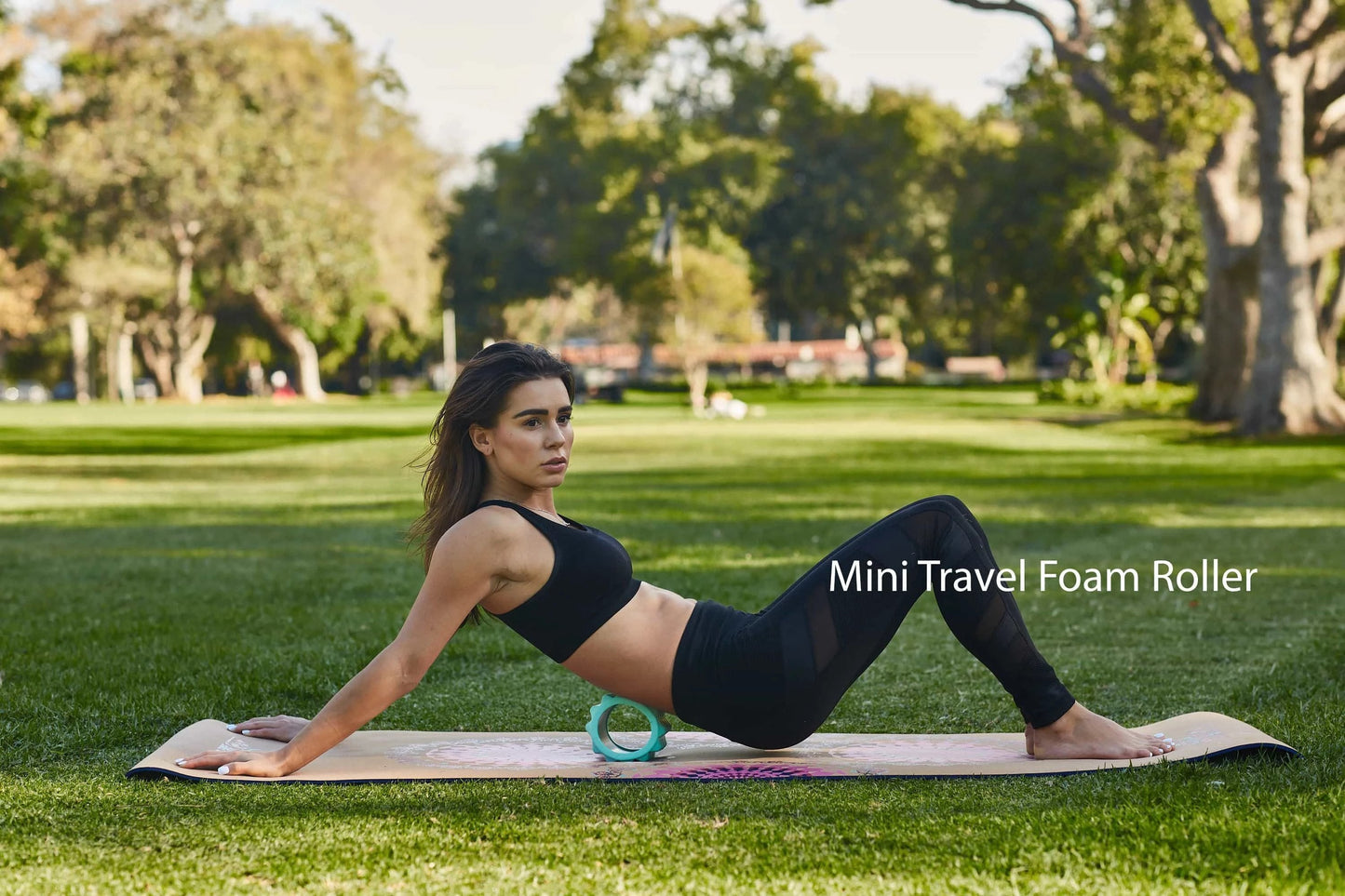 Jute Premium ECO Fitness, pilates, Yoga Mat + Muscle Recovery & 3 Pack Resistance Band Bundle-3