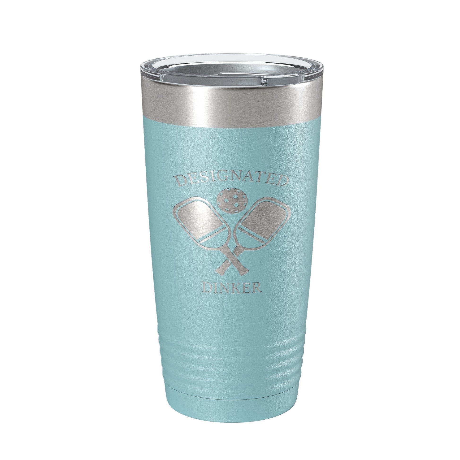 Pickleball Tumbler Designated Dinker Travel Mug Funny Pickle Ball Insulated Laser Engraved Coffee Cup Gift 20 oz-13