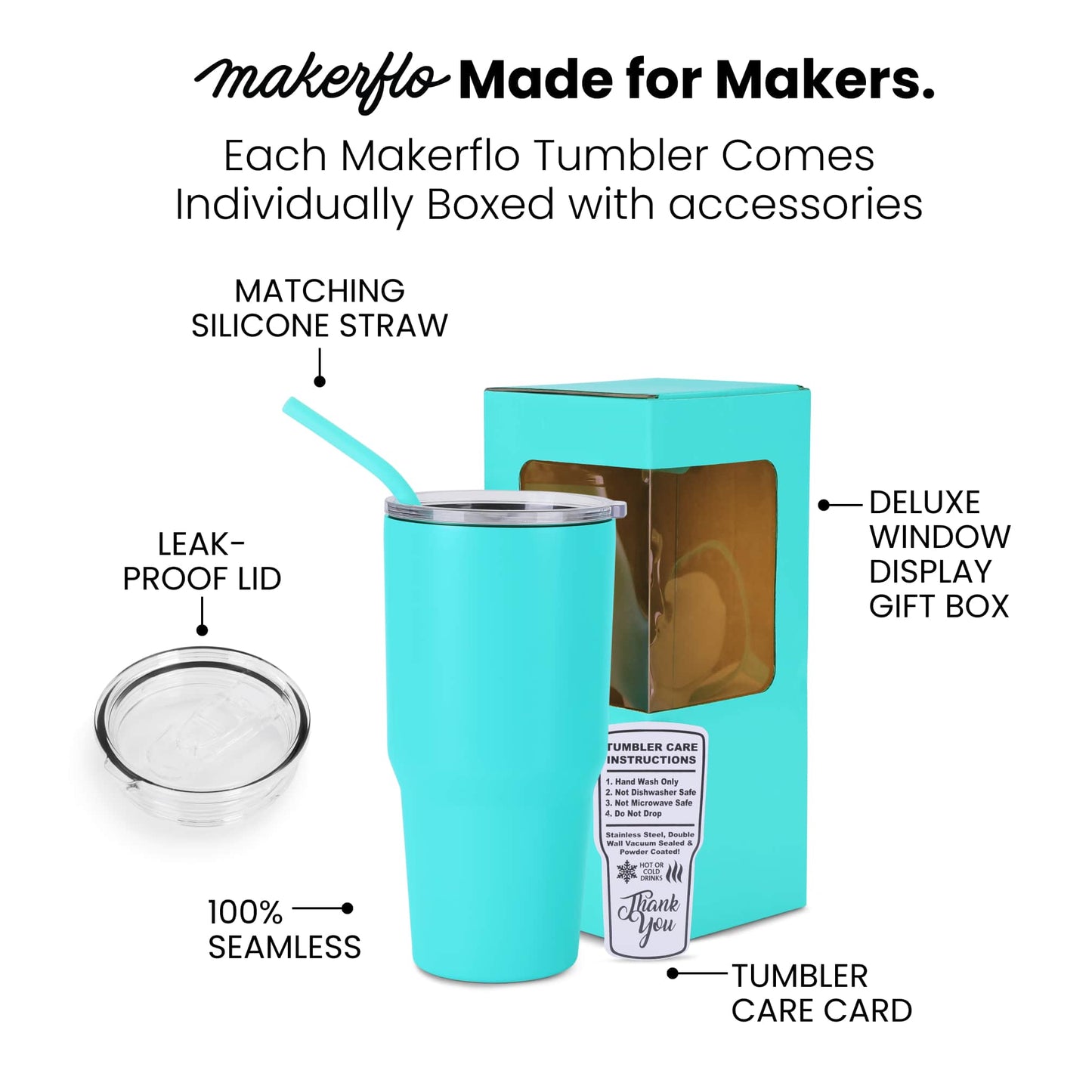 Powder Coated Tumbler 10 Pack-2