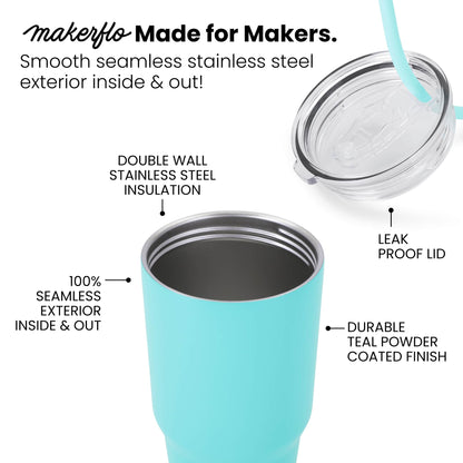 Powder Coated Tumbler 10 Pack-3